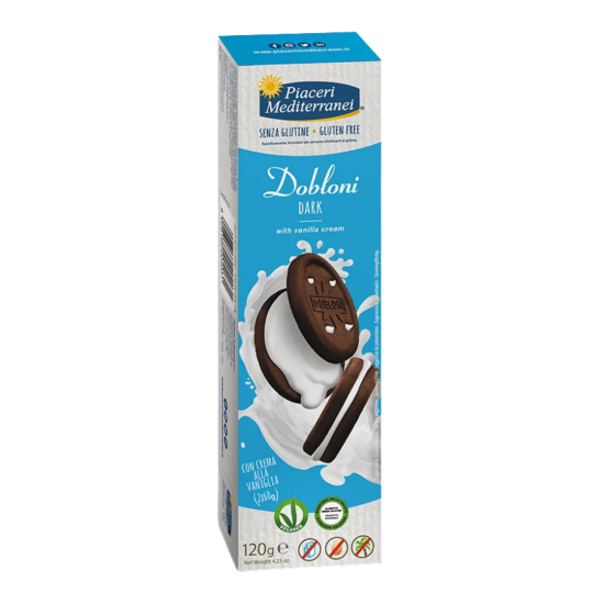 Dobloni DARK Kekse Piaceri Mediterranei glutenfrei ★